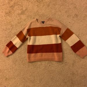 💖 A.N.A Crewneck Striped Sweater